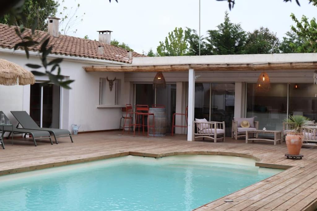 La Maison du Bonheur 195 m2 - Piscine - Jacuzzi - Proche Plage photo 3