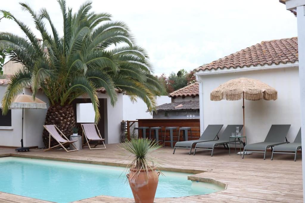 La Maison du Bonheur 195 m2 - Piscine - Jacuzzi - Proche Plage photo 4
