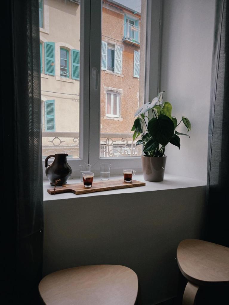 DnN - Retro 1BR, center Thiers - Netflix, wifi, parking - near Vichy, Clermont, Lyon - 4 peoples photo 3