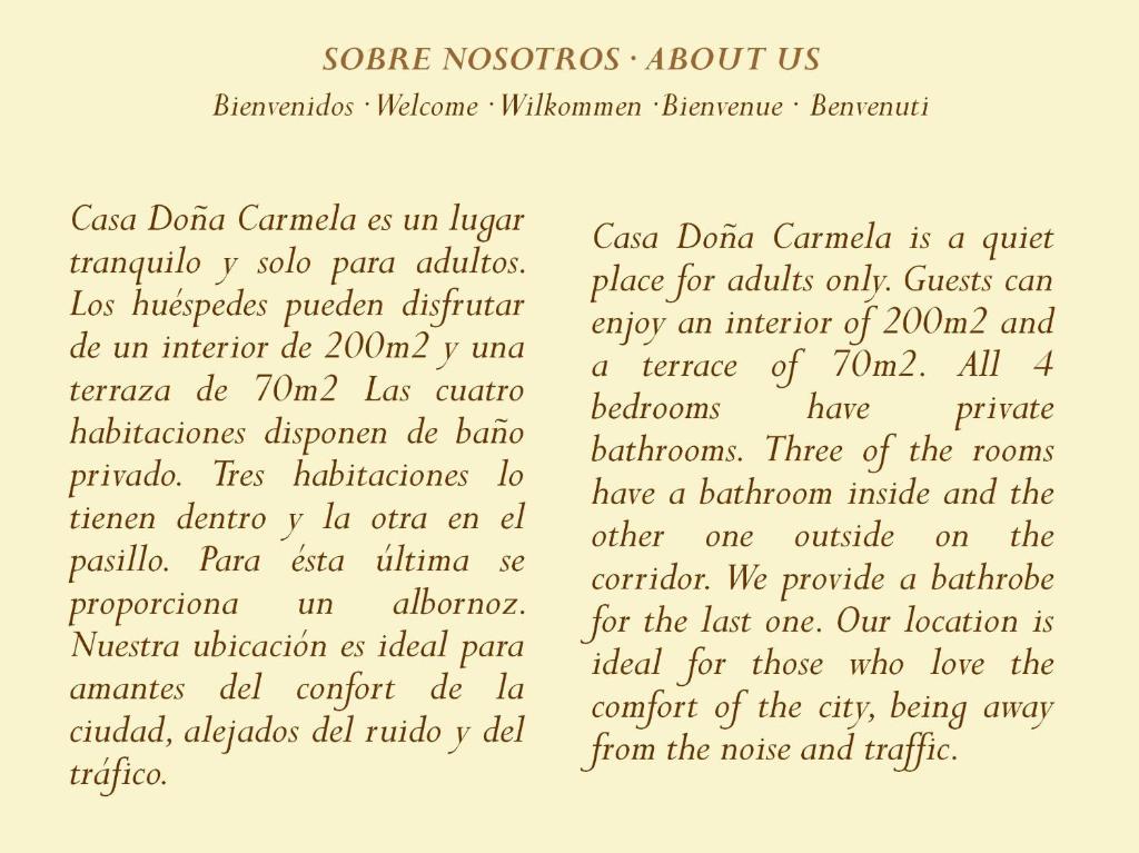 Casa Doña Carmela GuestHouse - Adults Only photo 1