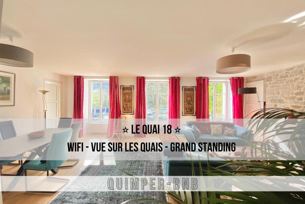 LE QUAI 18 - Luxe - Plein Centre - Vue dur les quais - Wifi - Parking