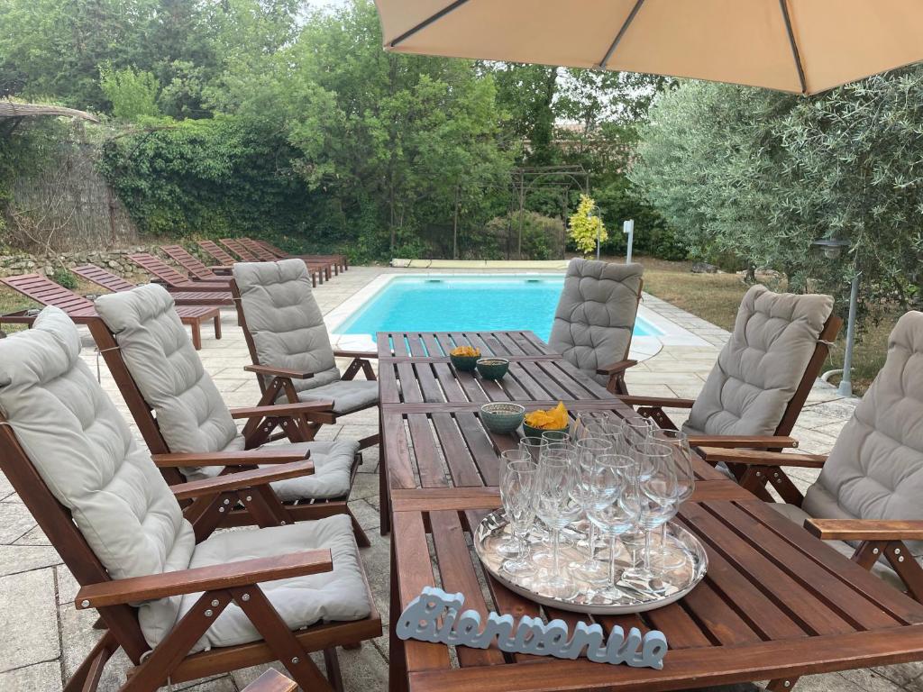 Magnifique villa -piscine privée vue Mont Ventoux photo 4