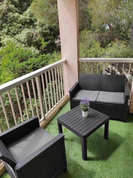 Charmant studio climatisé 24 m2 terrasse à 100m de la plage photo 3