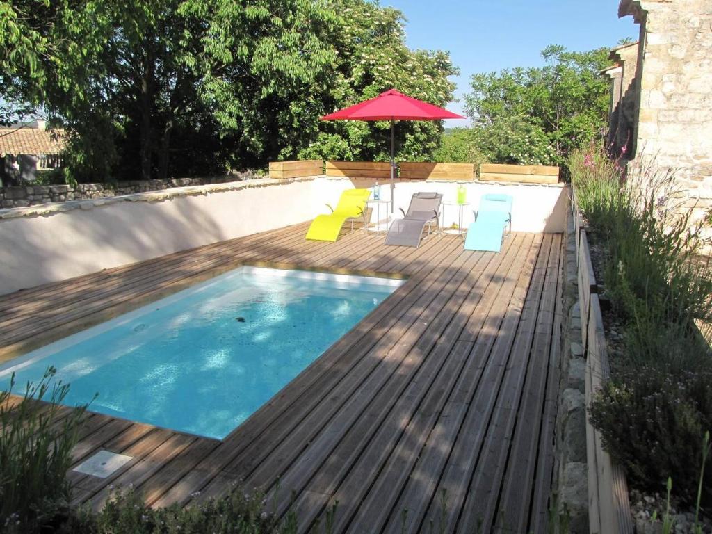Delightful Village House Near Uzes with Pool