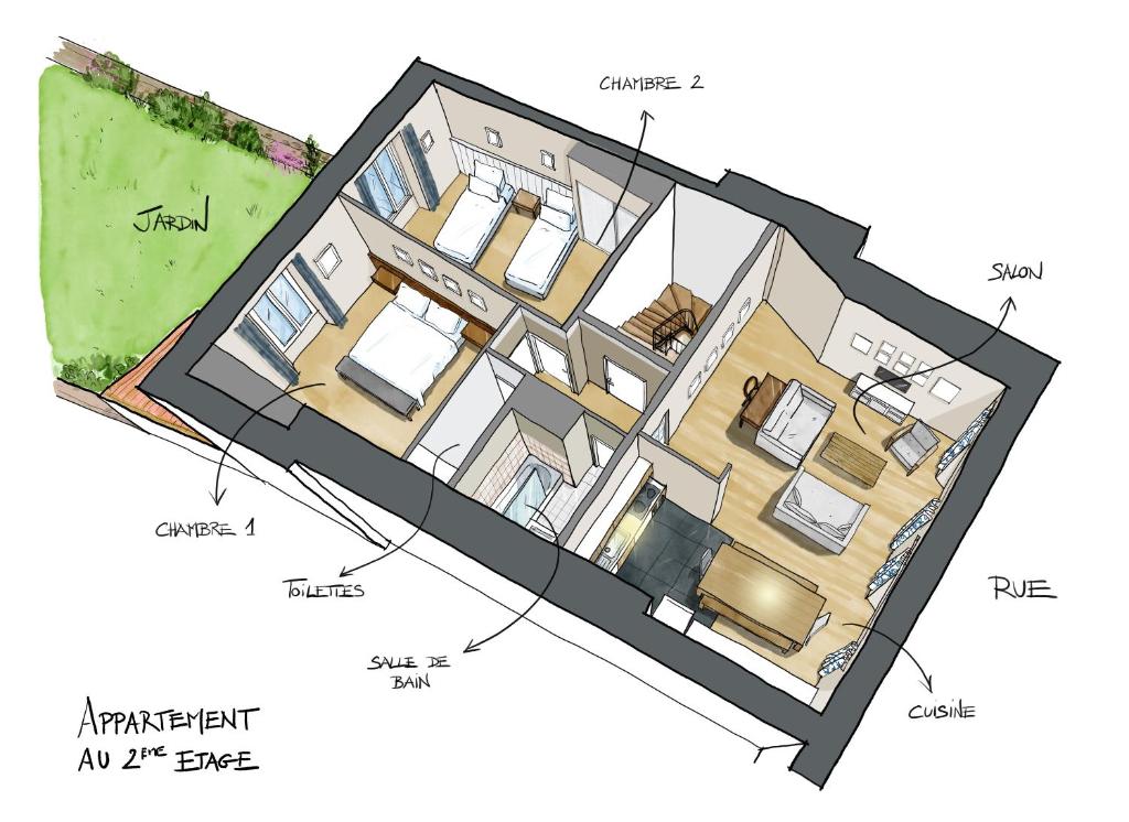 Bel appartement, bien équipé et confortable dans le centre historique photo 1