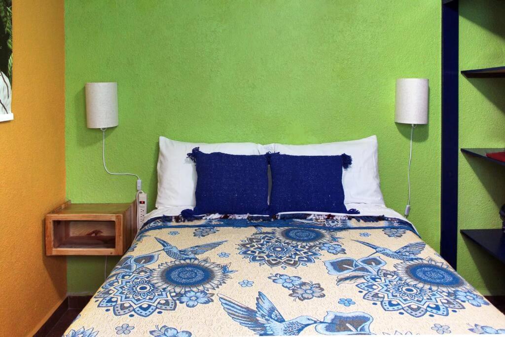 Colorida Casa Azul en Texcoco Centro WiFi Cocina photo 1