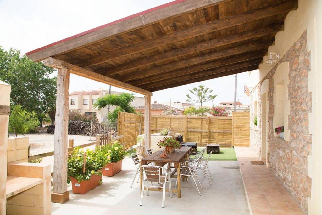 3 bedrooms house with private pool enclosed garden and wifi at Camarles 5 km away from the beach photo 1
