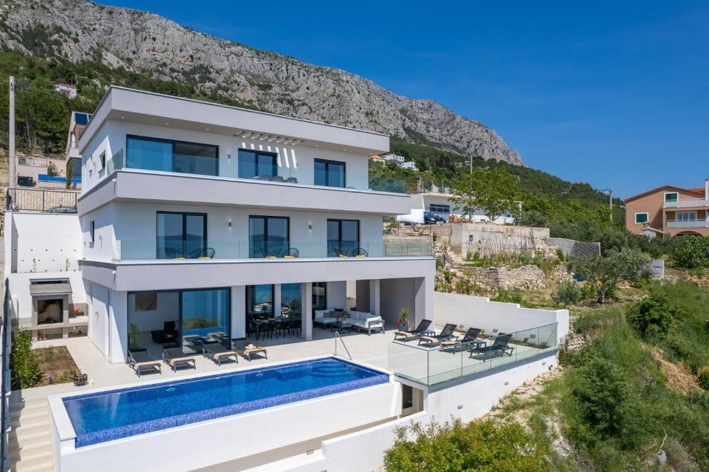 NEW! Villa Admira Maria with a heated pool and sea views photo 1