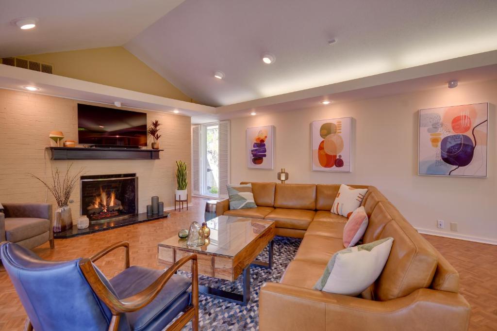 Mid-Century Modern Home with Fire Pit and Gas Grill! photo 1