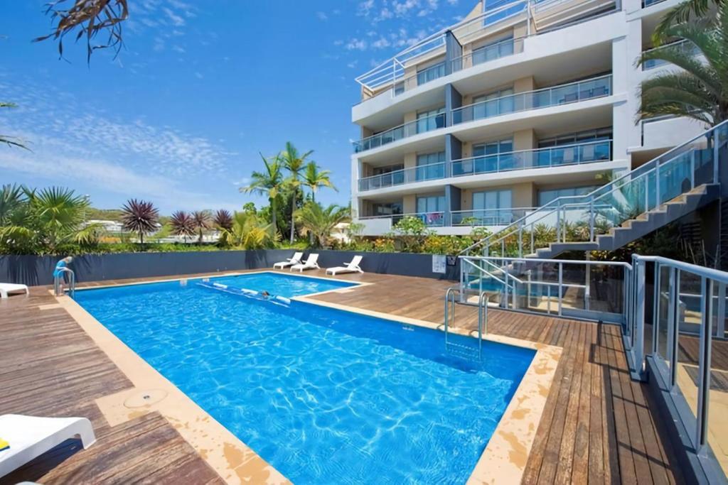 Cote D Azur in the heart on Nelson Bay with a swimming pool