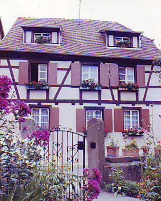 Maison alsacienne sur 2 niveaux