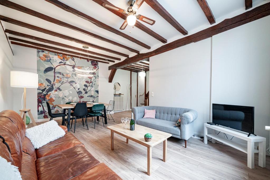 Les Mansardes : Duplex champenois typique et cosy photo 4