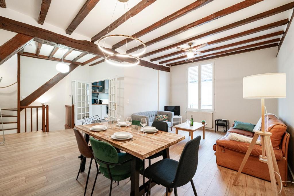 Les Mansardes : Duplex champenois typique et cosy photo 1