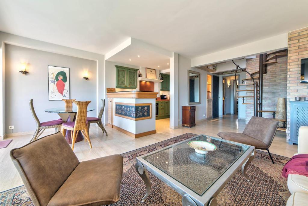 Appartement Le Palmier Palm beach terrace photo 4