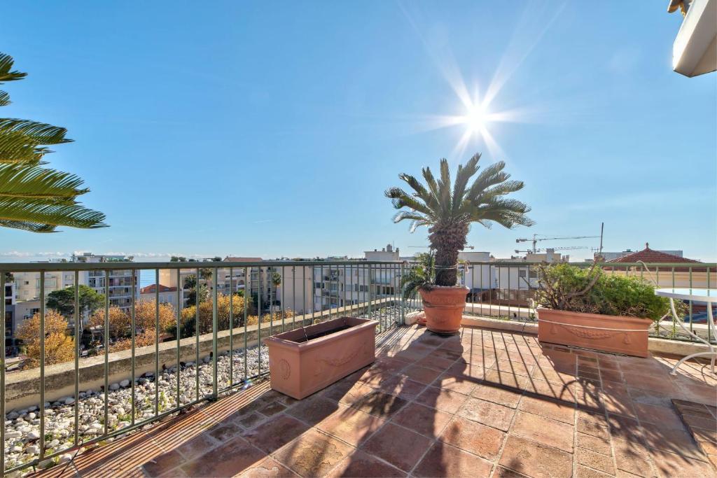 Appartement Le Palmier Palm beach terrace photo 1
