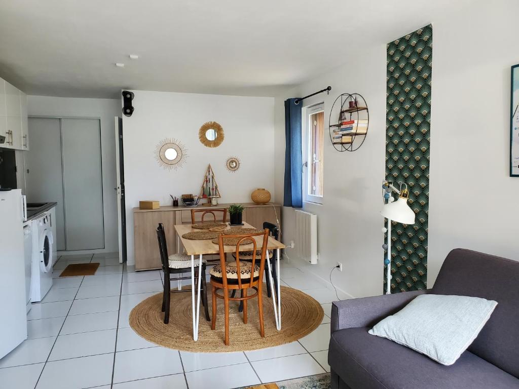 Studio avec petit balcon et cheminée - Grand Massif photo 2