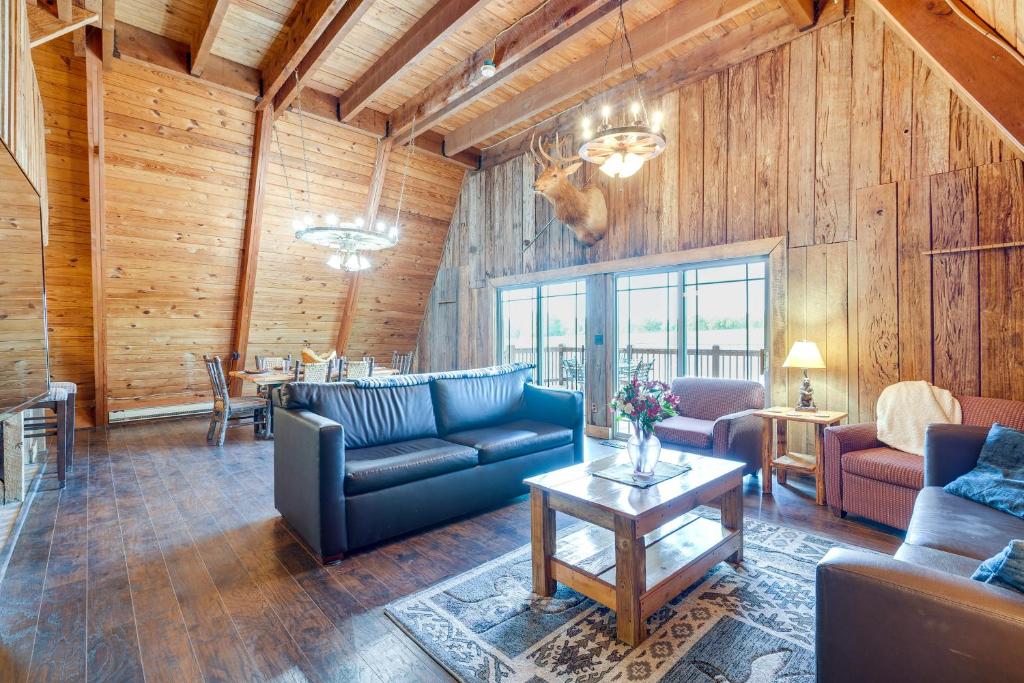 Lakefront A-Frame Cabin with Community Perks photo 2