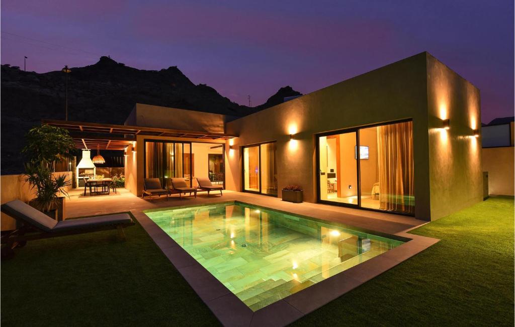 Stunning Home In Mogan With Outdoor Swimming Pool, Wifi And 3 Bedrooms