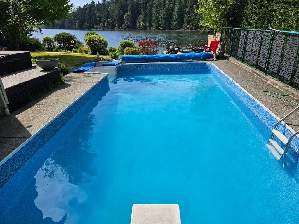 luxury ocean dock pool villa