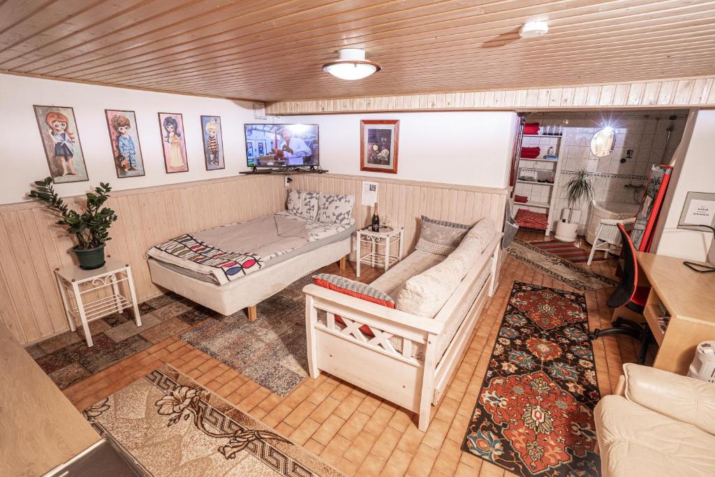 Mukava kellarihuoneisto jossa sauna ja poreallas photo 4