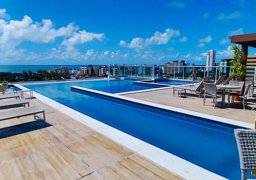 Lindo Flat com vista mar João Pessoa