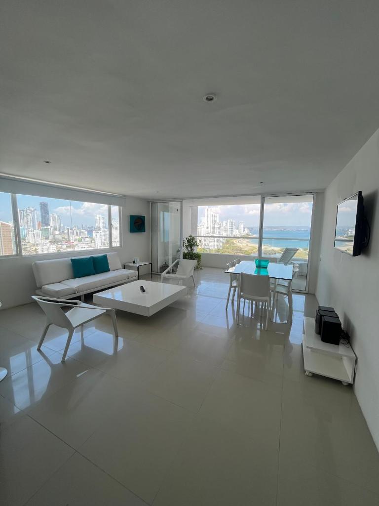 2tc19 Apartment In Cartagena In Front Of The Sea 2 Bedrooms With Air Conditionin