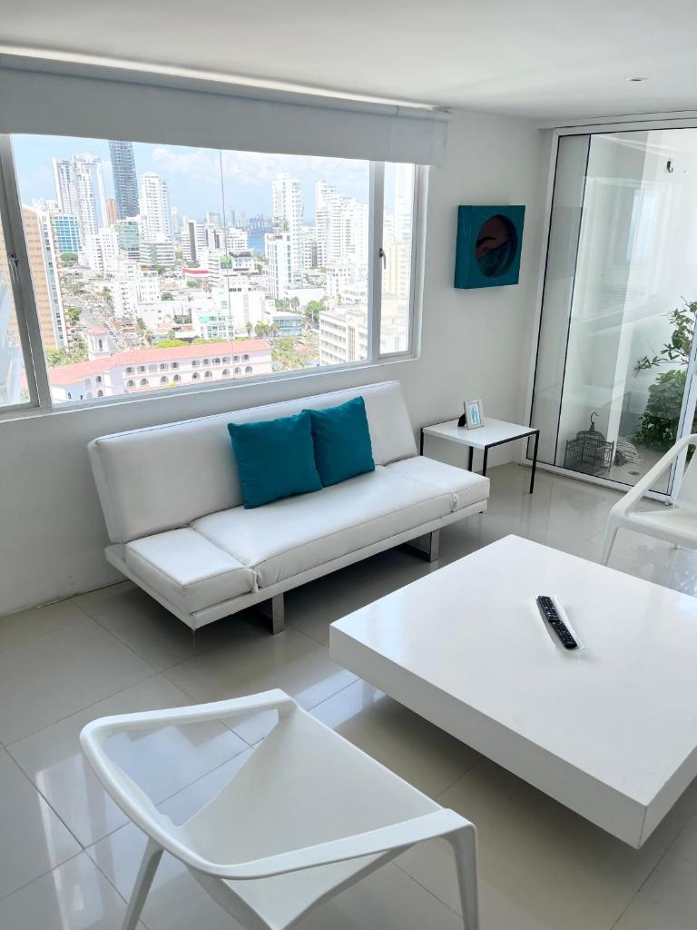 2tc19 Apartment In Cartagena In Front Of The Sea 2 Bedrooms With Air Conditionin photo 4