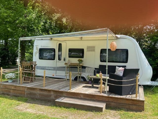Caravan op Camping t Kopske in Den Hout