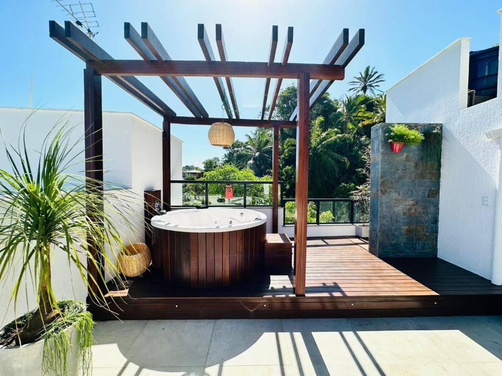 Casasparaisomorro - 1 min da 1ra praia - Terraço com hidromassagem photo 2