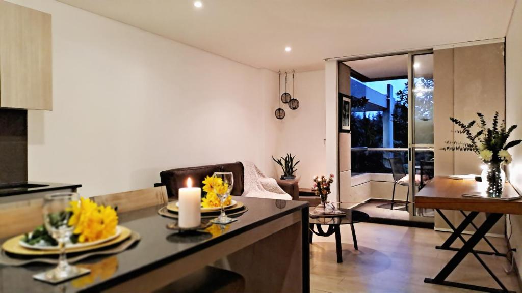 Apartment in countryside with hotel services
