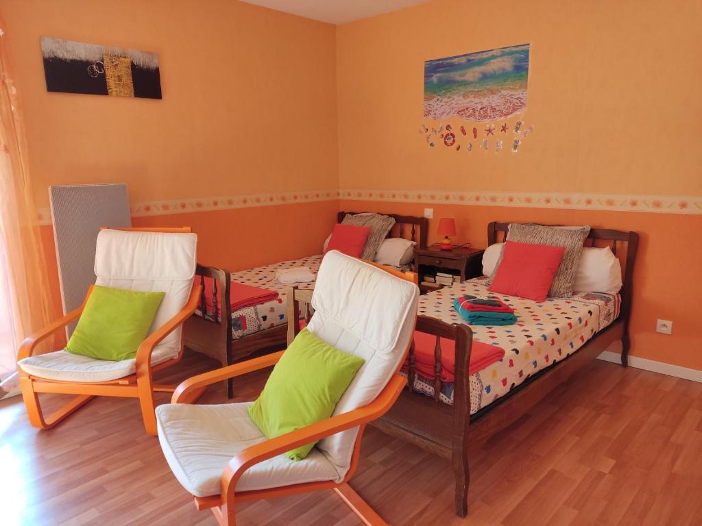 APPARTEMENT DE 24 M2 à BARBOTAN-Minimum 21 nuits-CLIMATISé #VACANCES#CURE--lac et piscine à 1 km