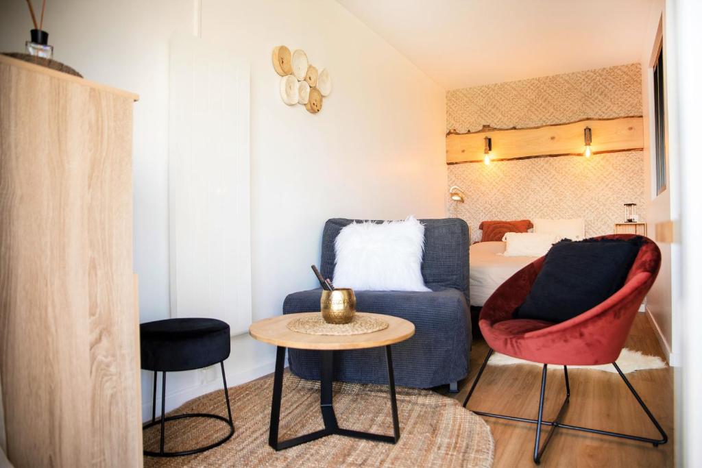 Trésor d'Opale T1 VUE MER BALNÉO-SPA PARKING PRIVÉ WIFI NETFLIX 3 PERS photo 4