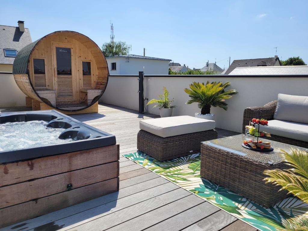 La Villa Thelma 5 étoiles, piscine, sauna et jacuzzi photo 1