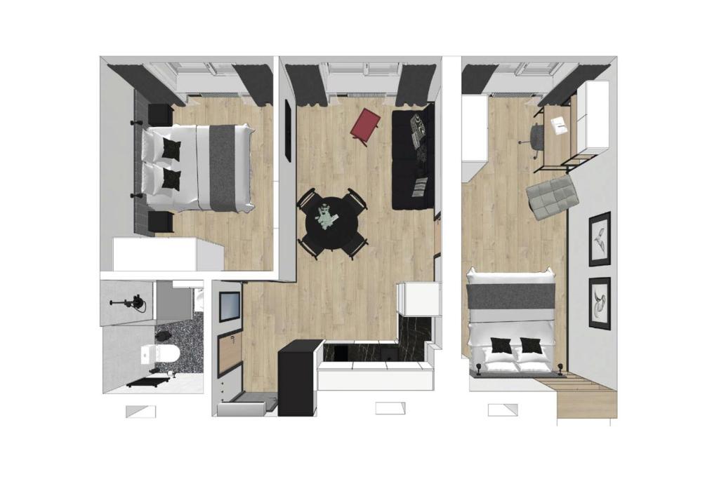 Balcia Residence Room Type - Two-Bedroom Apartment