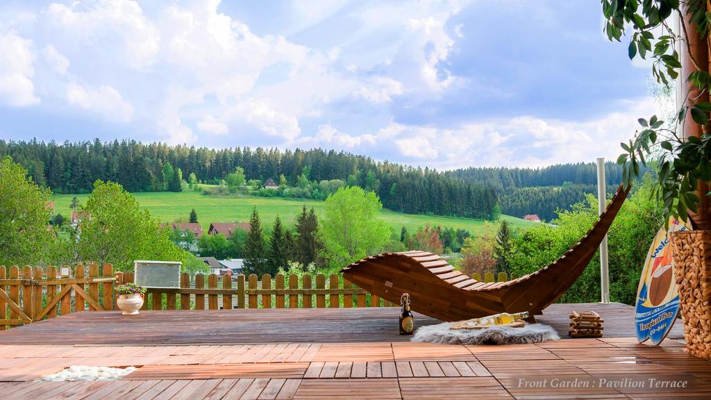 Entire House in Schwarzwald with mountain view, private Sauna, Gym, Garden and Terraces