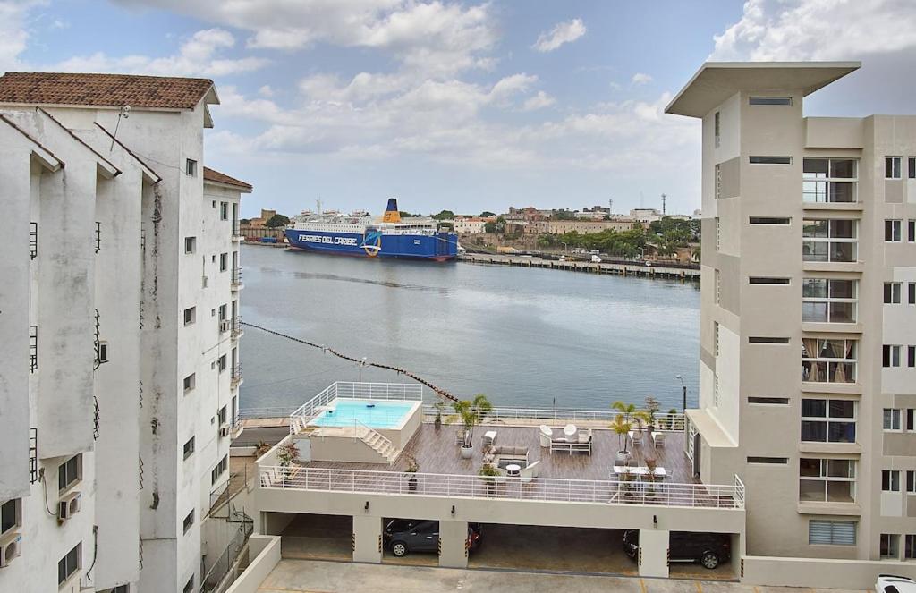 Waterfront views of Historic Zona Colonial in Riviera Colonial photo 2