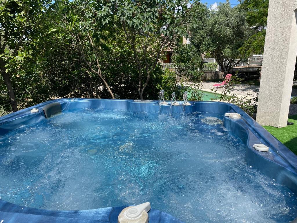 Villa dans le Gard située entre Nîmes, Alès et Uzès avec piscine et spa jacuzzi photo 2