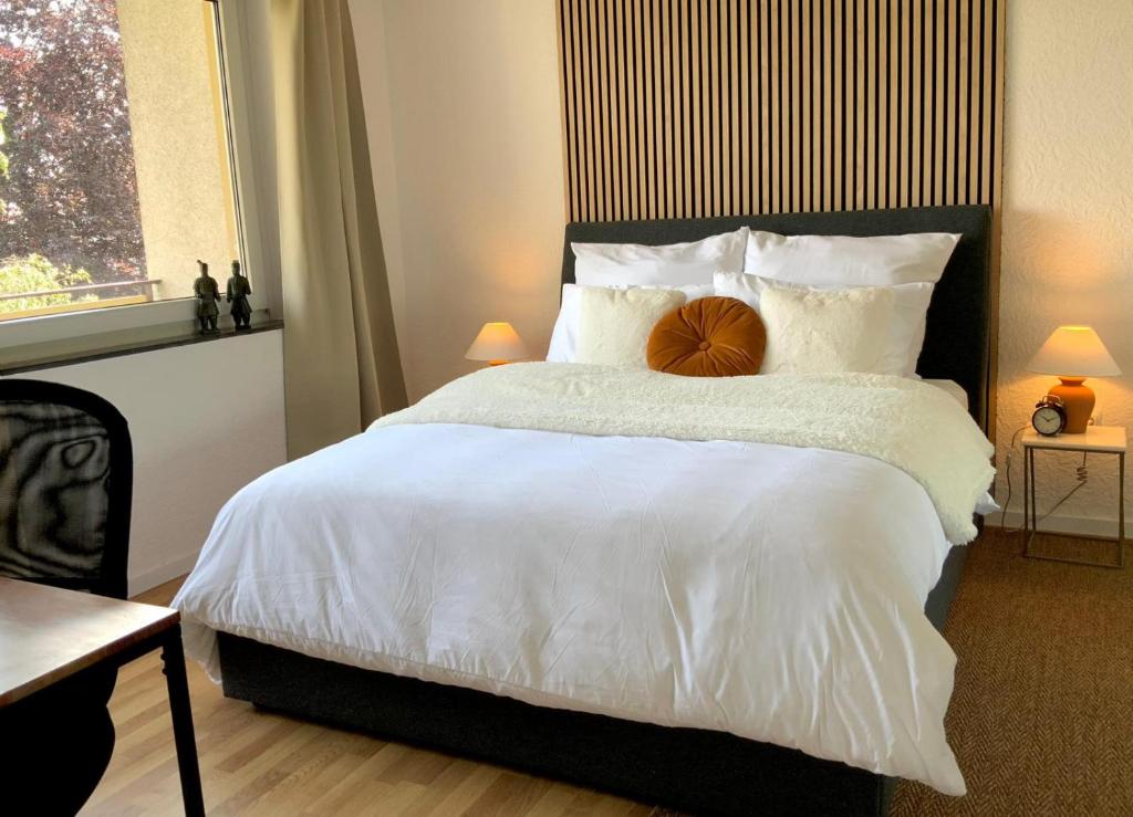 Family friendly Work from Home 2BR, Balcony, Wifi, Netflix, Near BASF photo 1