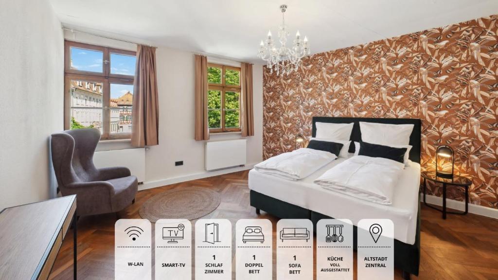 SandAPART34 - 4 tolle FeWos von 1-9 Pers mitten in der Altstadt