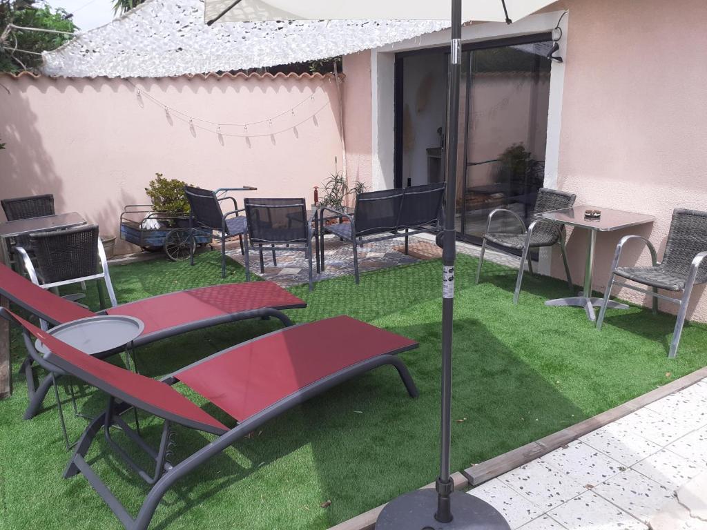 Loft avec clim, parking et jardin proche de la mer photo 2