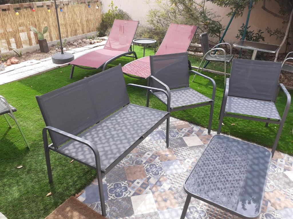 Loft avec clim, parking et jardin proche de la mer photo 1