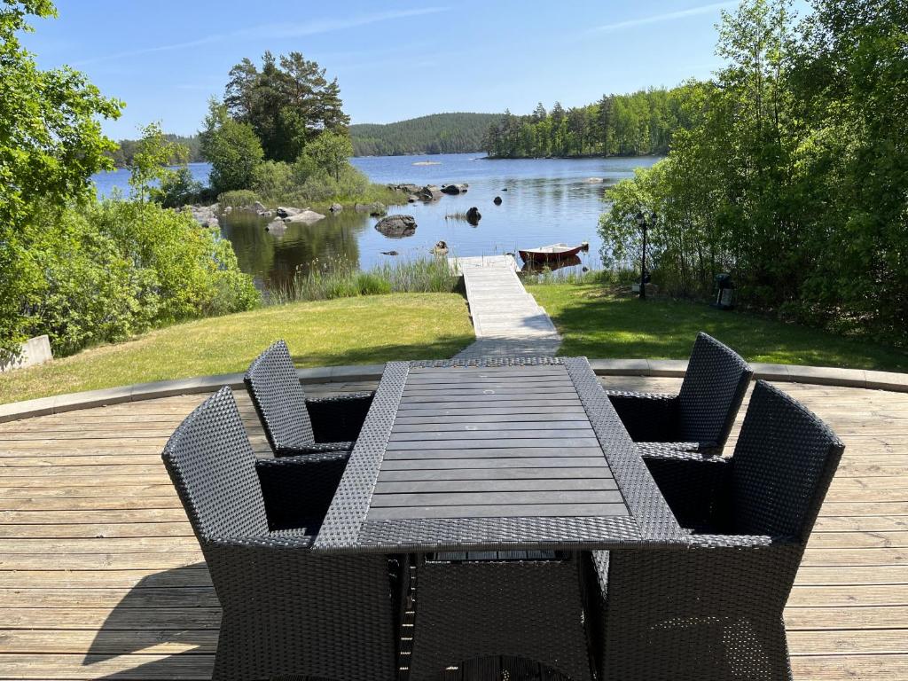 Newly built cottage located on a lake plot by Lake Flaten photo 2