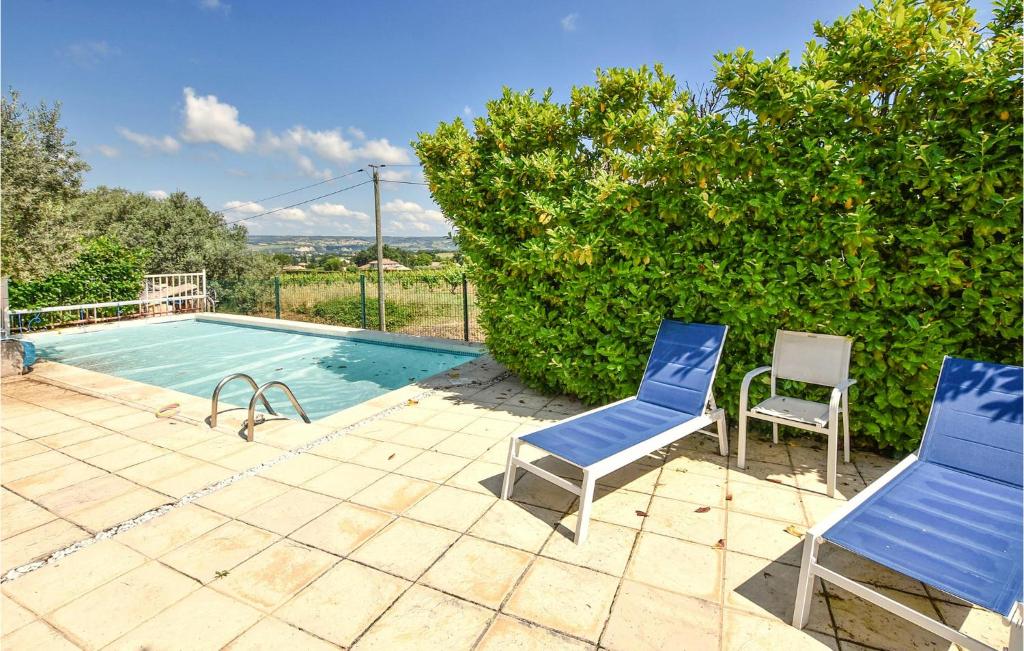 Awesome Home In Sablet With Outdoor Swimming Pool, Wifi And 1 Bedrooms