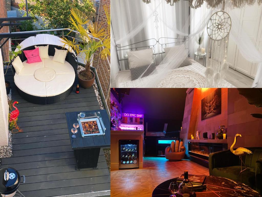 LoCo Paradiso - Two kingsize beds, outdoor terrace, DJ booth, bar, cinema, bathtub, kitchen, airco photo 1