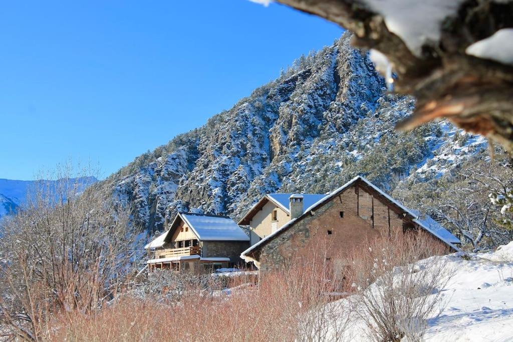 Belle maison chaleureuse, lumineuse dans la nature photo 1
