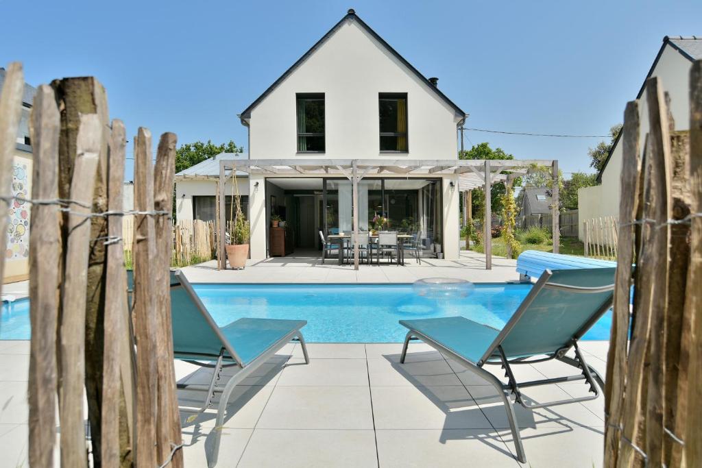 Maison Gwenan - Maison contemporaine pour 8 proche plage