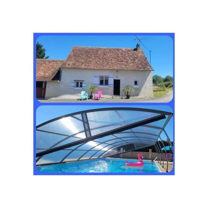 Gd gîte avec piscine au milieu des chevaux