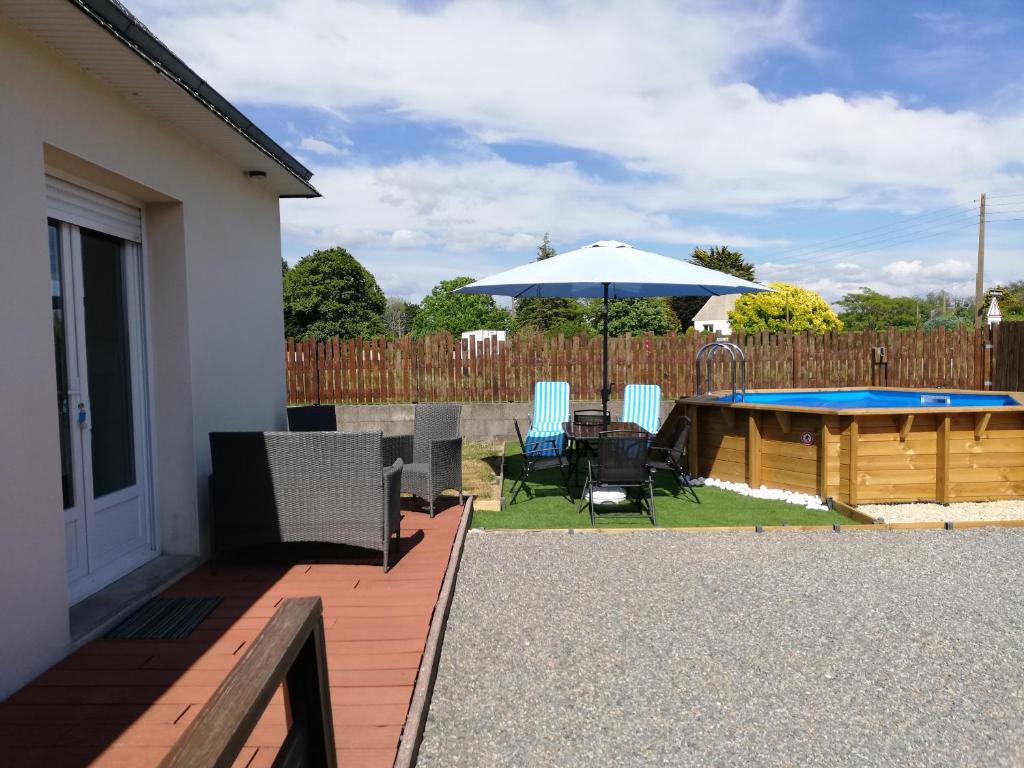 Agréable maison neuve, 4 personnes, piscine bois privée du 15 juin à mi-septembre photo 3
