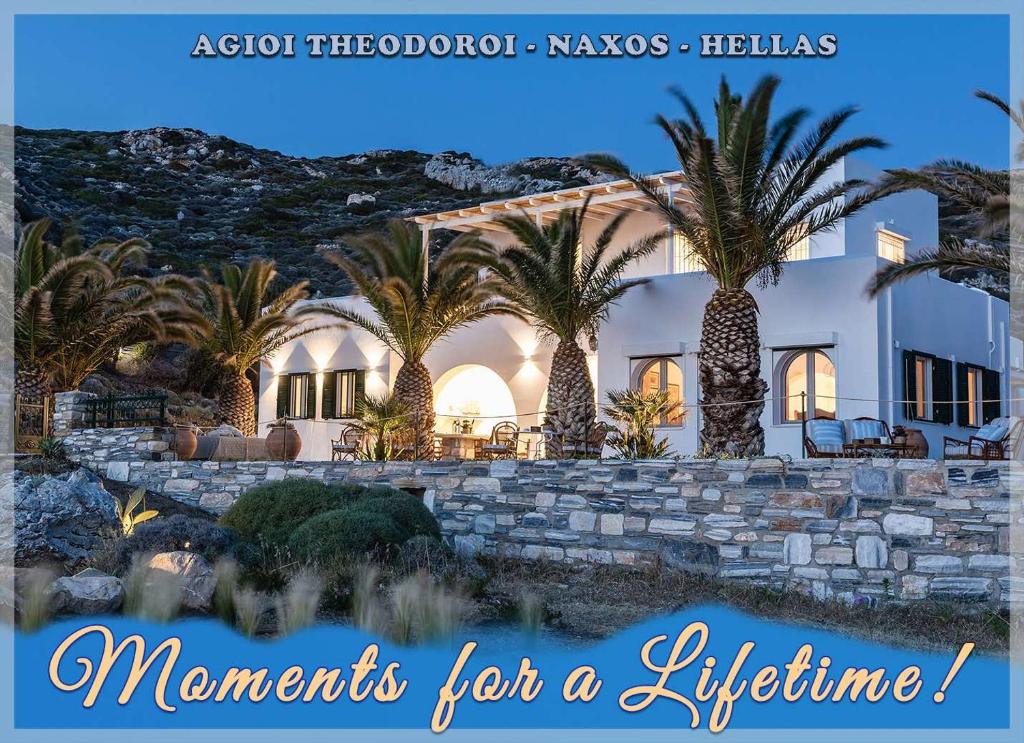 Naxos Beach Front Villa ''Moments''