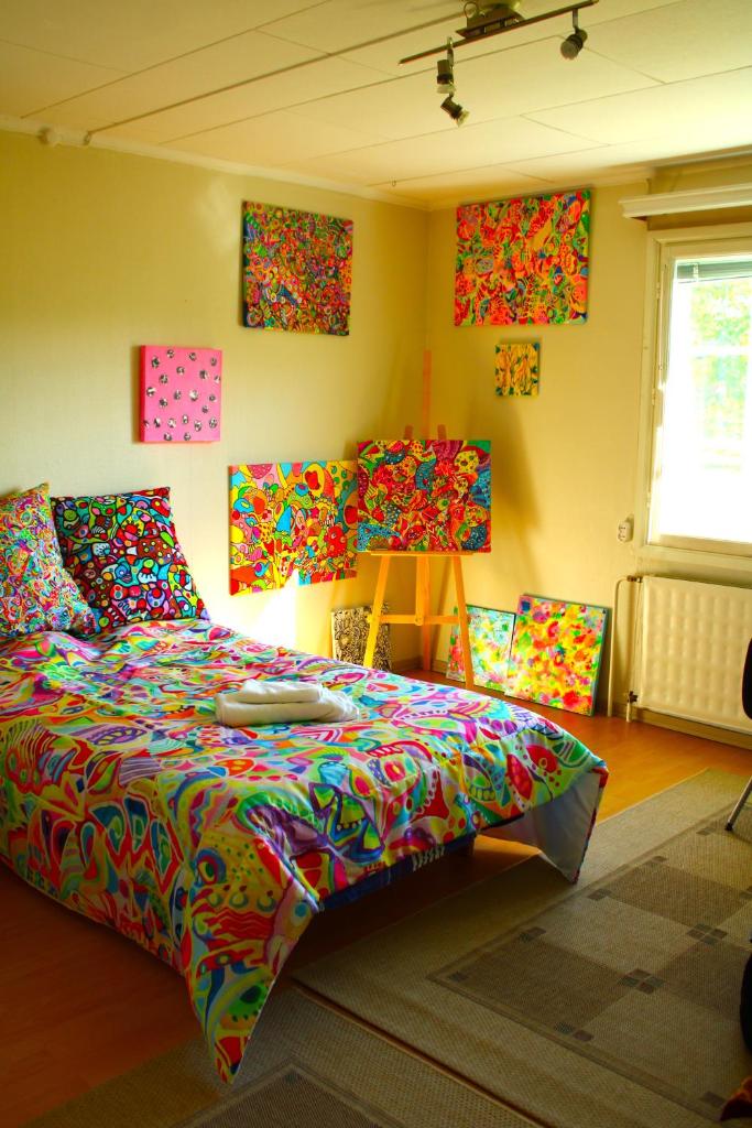 Warm ART room at home. photo 1